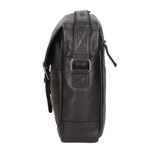 Borsa a tracolla unisex In Vera pelle Made in India 22x24x7,5 cm