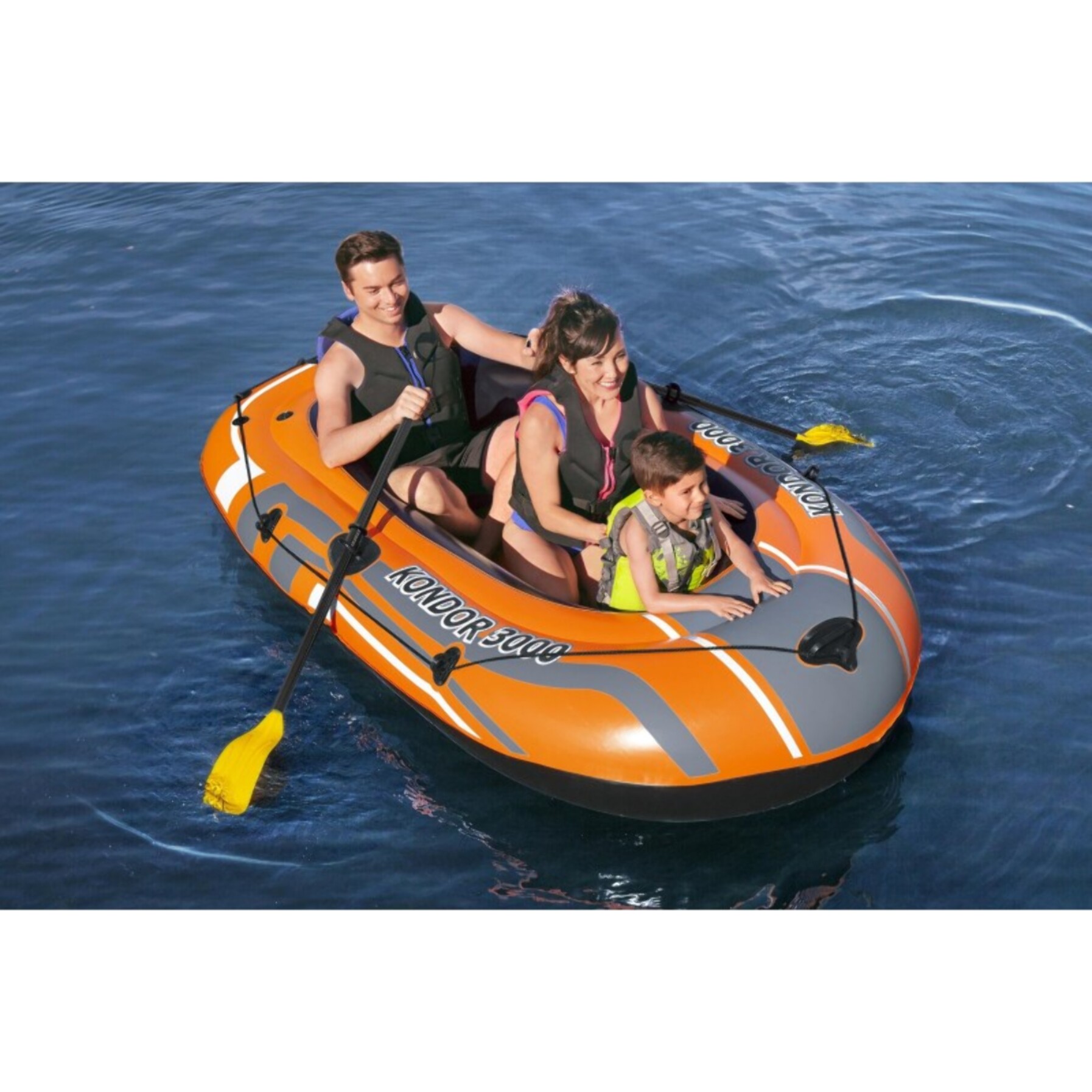 Bestway Bateau gonflable Kondor 3000 228 x 110 cm