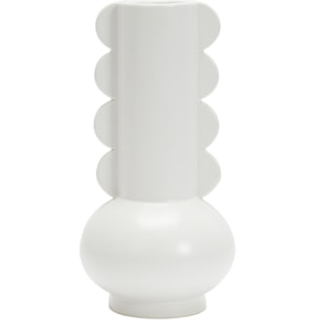 Vase Ceramique Lola Blanc H15cm For White