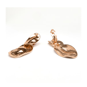 Pendientes acabados en oro amarillo de 18k