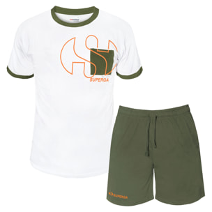 Completo Uomo SUPERGA Corto Cotone Jersey