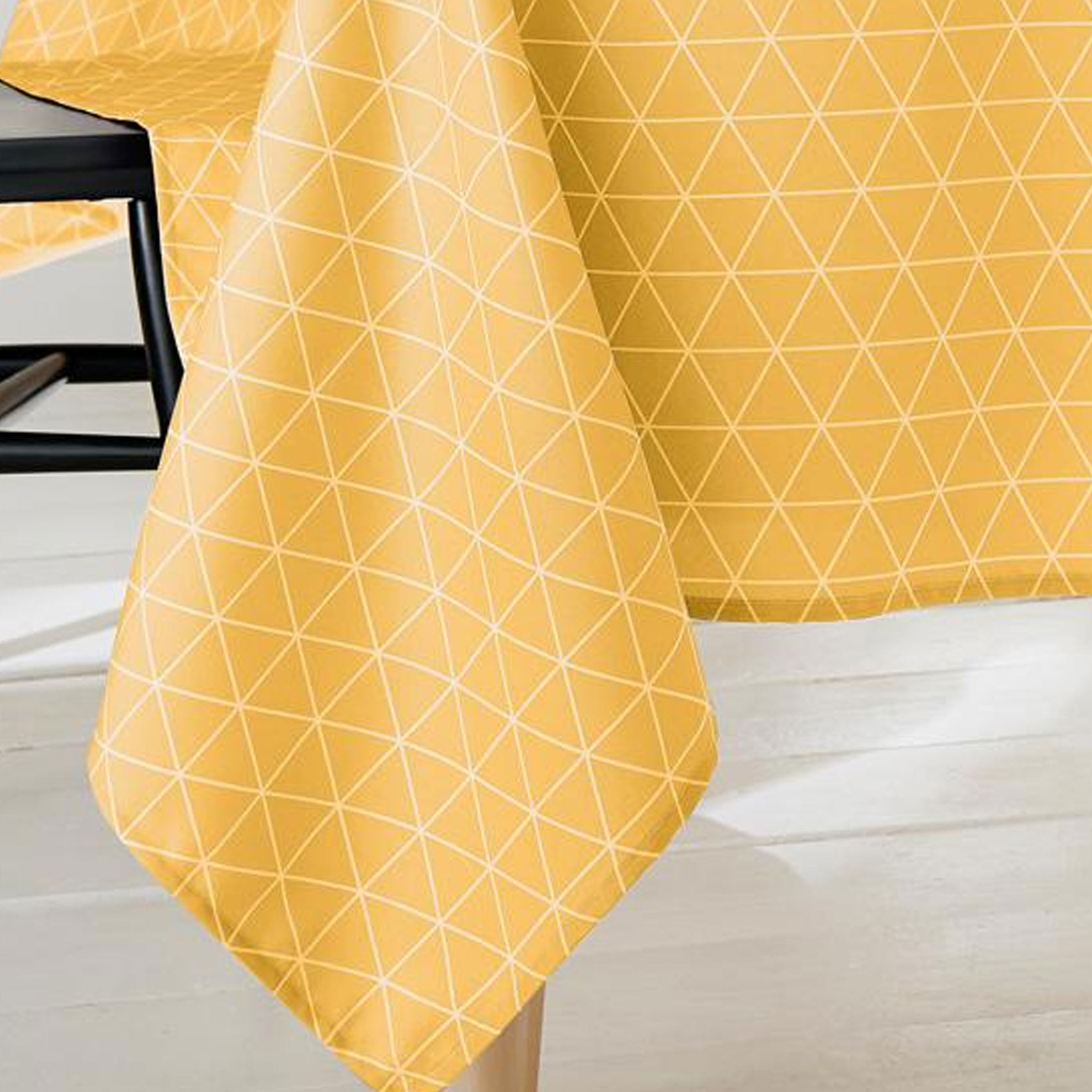 Nappe Rectangulaire 'Scandinave' - Jaune tournesol