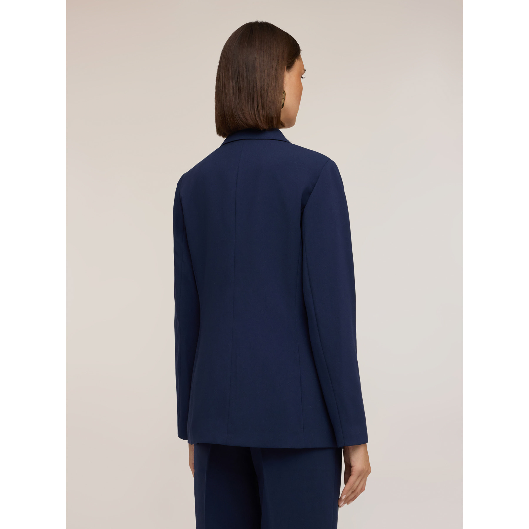 Motivi - Blazer doppiopetto in crêpe - Blu