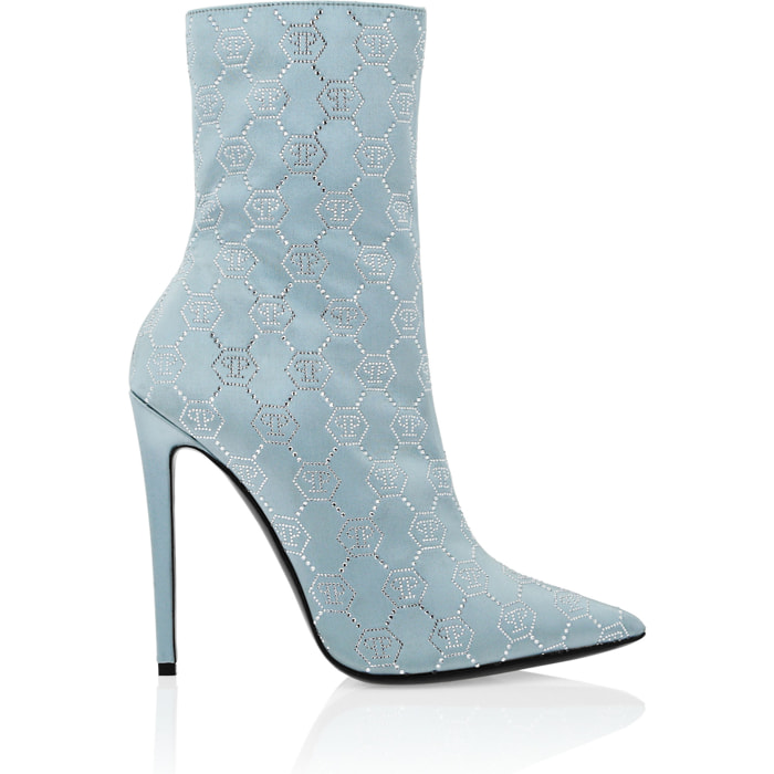 PHILIPP PLEIN Botas Tacón Medio MONOGRAM