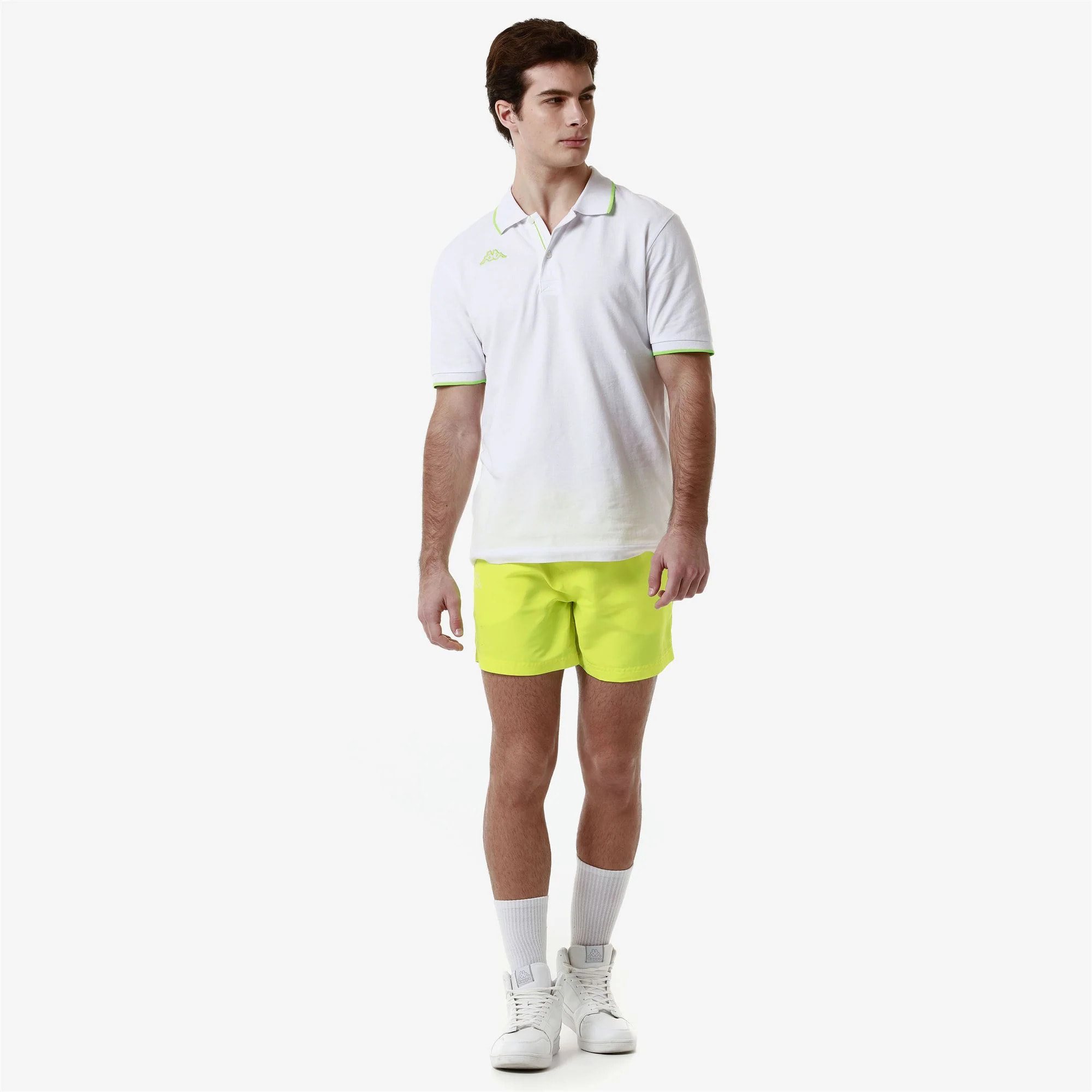 Kappa - Costumi da Bagno Uomo Verde - Logo Fultomi