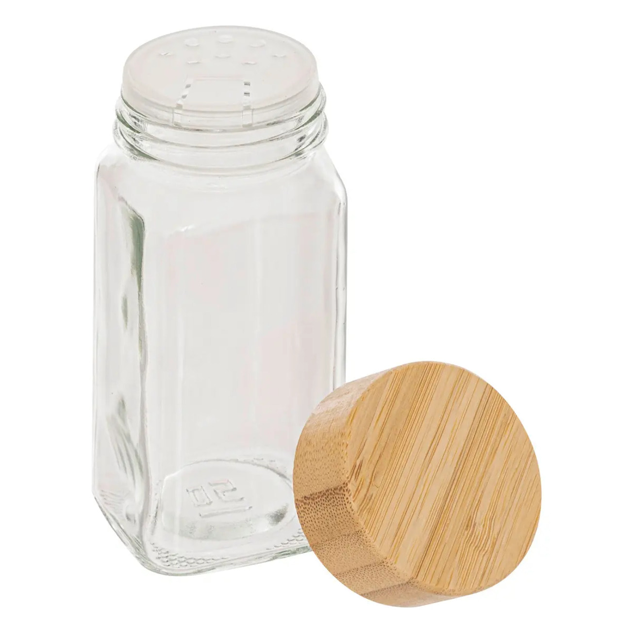 Lot de 6 pot à épices 120ml en verre