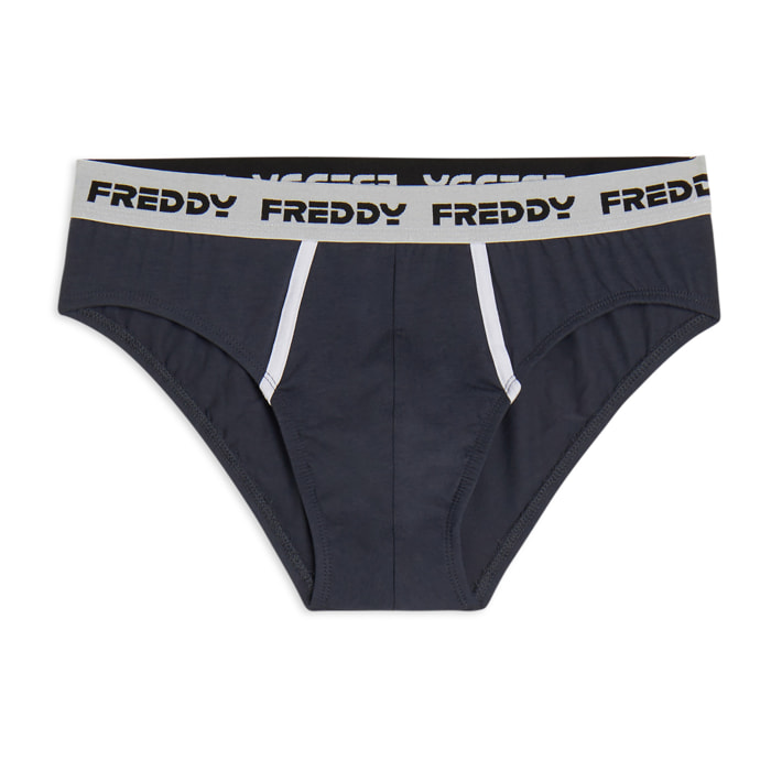 Slip Uomo con Elastico Jacquard e Logo FREDDY