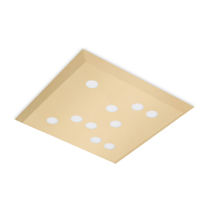 LEDS C4 Plafon Wow Led 44W 3000K Oro 2311Lm