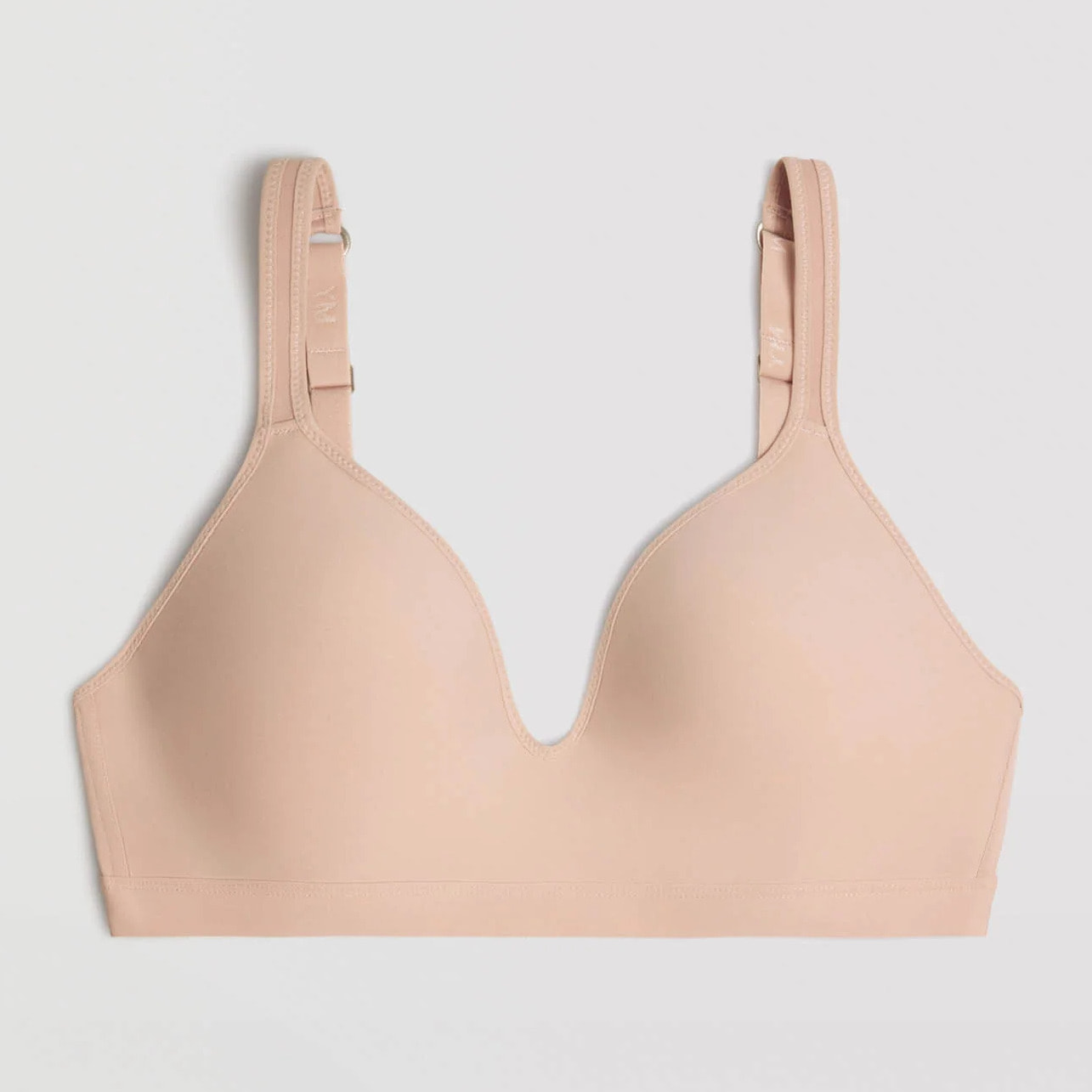 Reggiseno imbottito senza ferretto beige