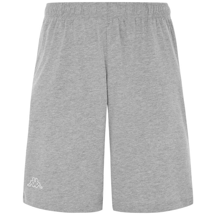 Kappa - Pantaloni Corti Uomo Grigio - Logo Cabog