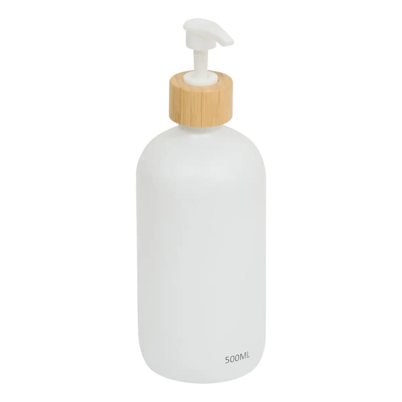 Lot de 3 distributeurs de savon 500 ml avec plateau bambou