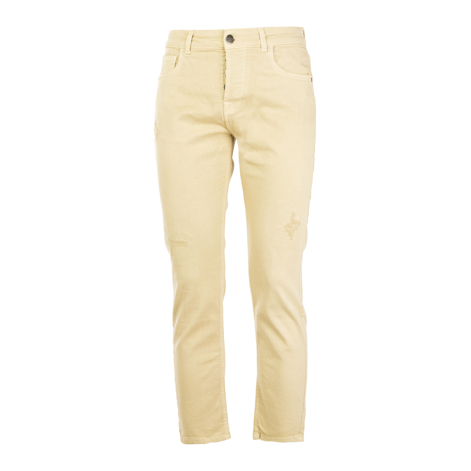 REIGN pantalone uomo ecru'