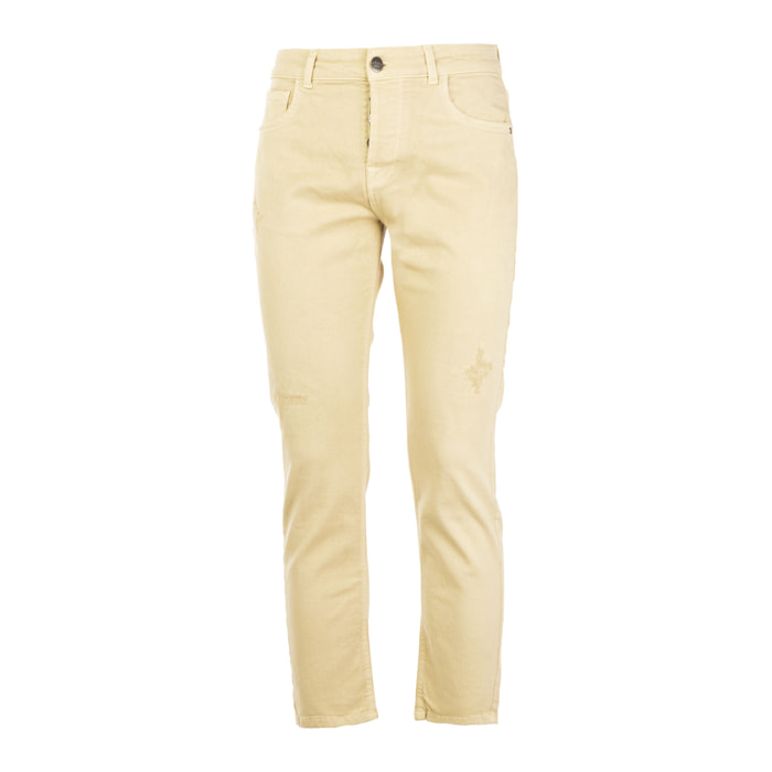REIGN pantalone uomo ecru'