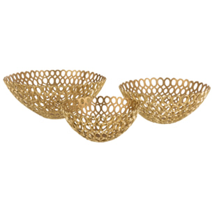 J-Line plat Rond Cercles - aluminium - or - large