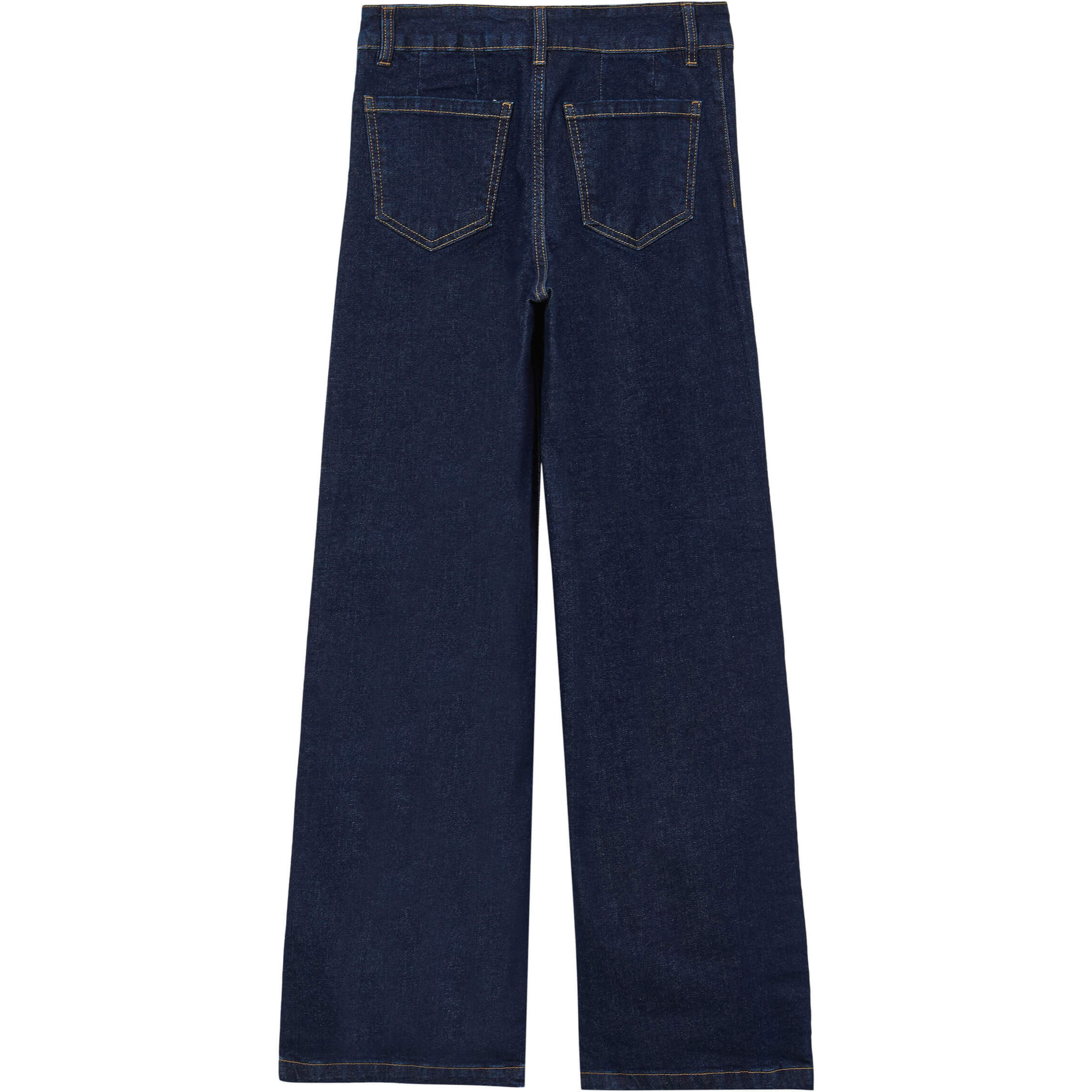 Jeans wide leg vita alta