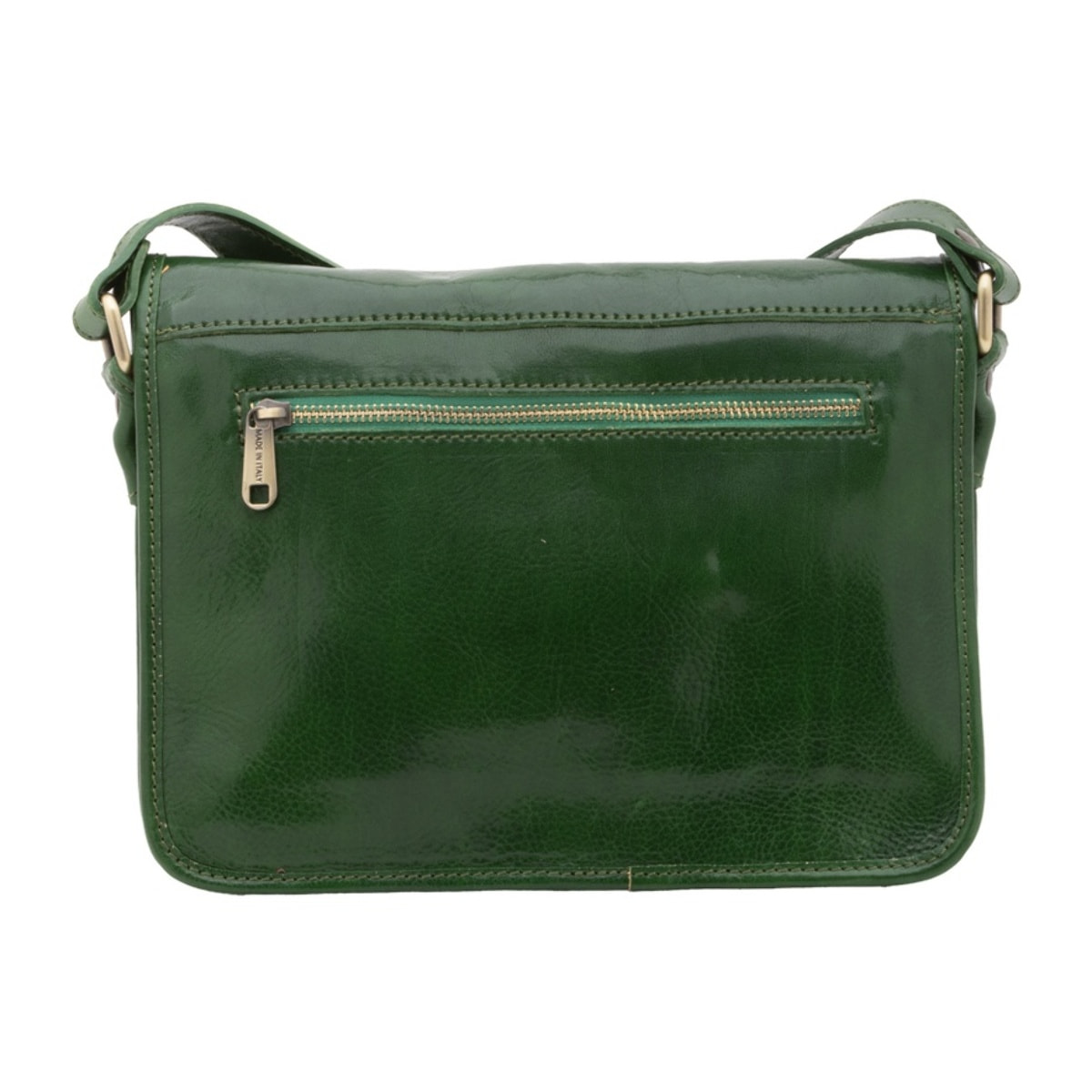 Borsa a tracolla da donna - Modello False - 100% vera pelle - 27.5 x 22.0 x 12.0 cm