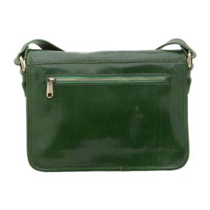 Borsa a tracolla da donna - Modello False - 100% vera pelle - 27.5 x 22.0 x 12.0 cm