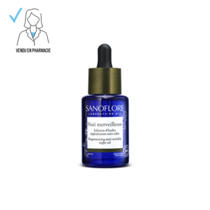 Nuit merveilleuse huile sèche visage anti-rides certifiée Bio 30ml