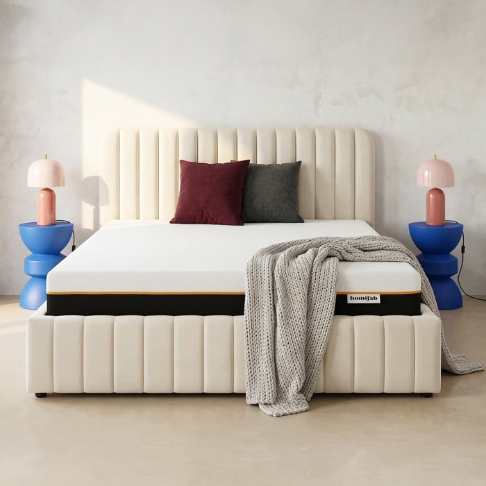 Matelas mousse gel à mémoire de forme, double confort, 22cm - DUAL CONFORT