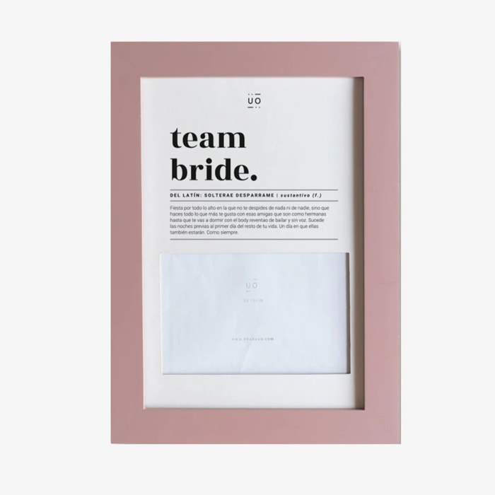 Marco Fotos "Team bride. Definición"