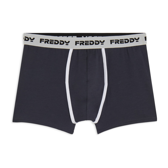 Boxer Uomo Aderenti con Elastico Jacquard e Logo