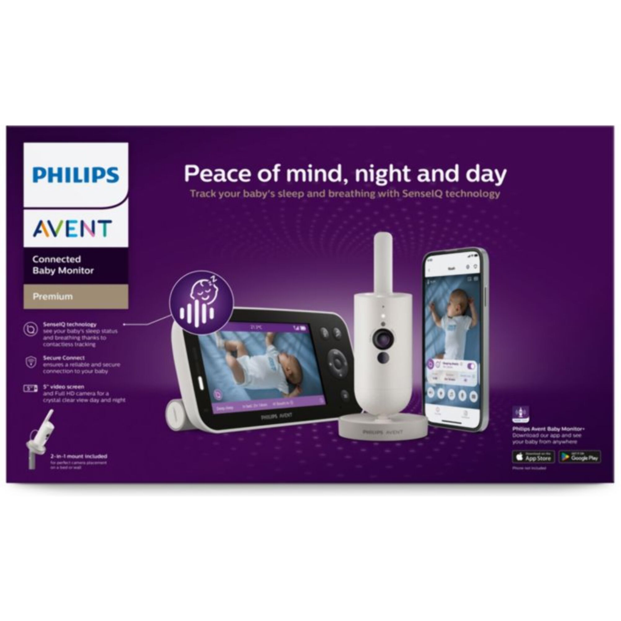 Babyphone PHILIPS AVENT Premium Connecté SCD971/26