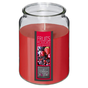 Vela perfumada de frutos rojos 510g d. 10 x h. 14,5 cm