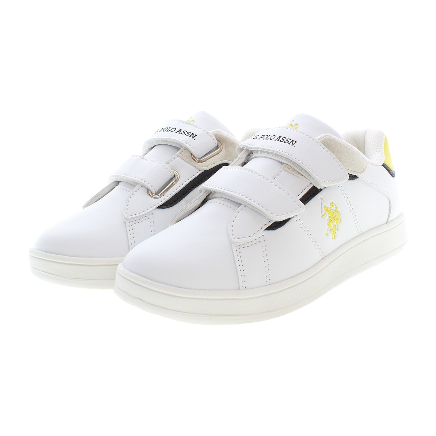 Sneakers U.S. Polo Assn White Yellow