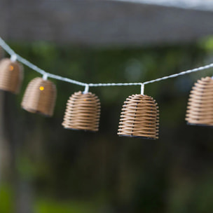 Guirlande solaire FORMENTERA 10 LED 4M