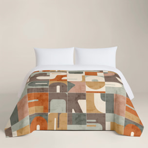 Naturals - Funda Nórdica Estampada 2/3 piezas - 100% Algodón - Puzzle