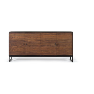 Aparador de Madera de Palisandro, Mango Estilo Rústico Moderno