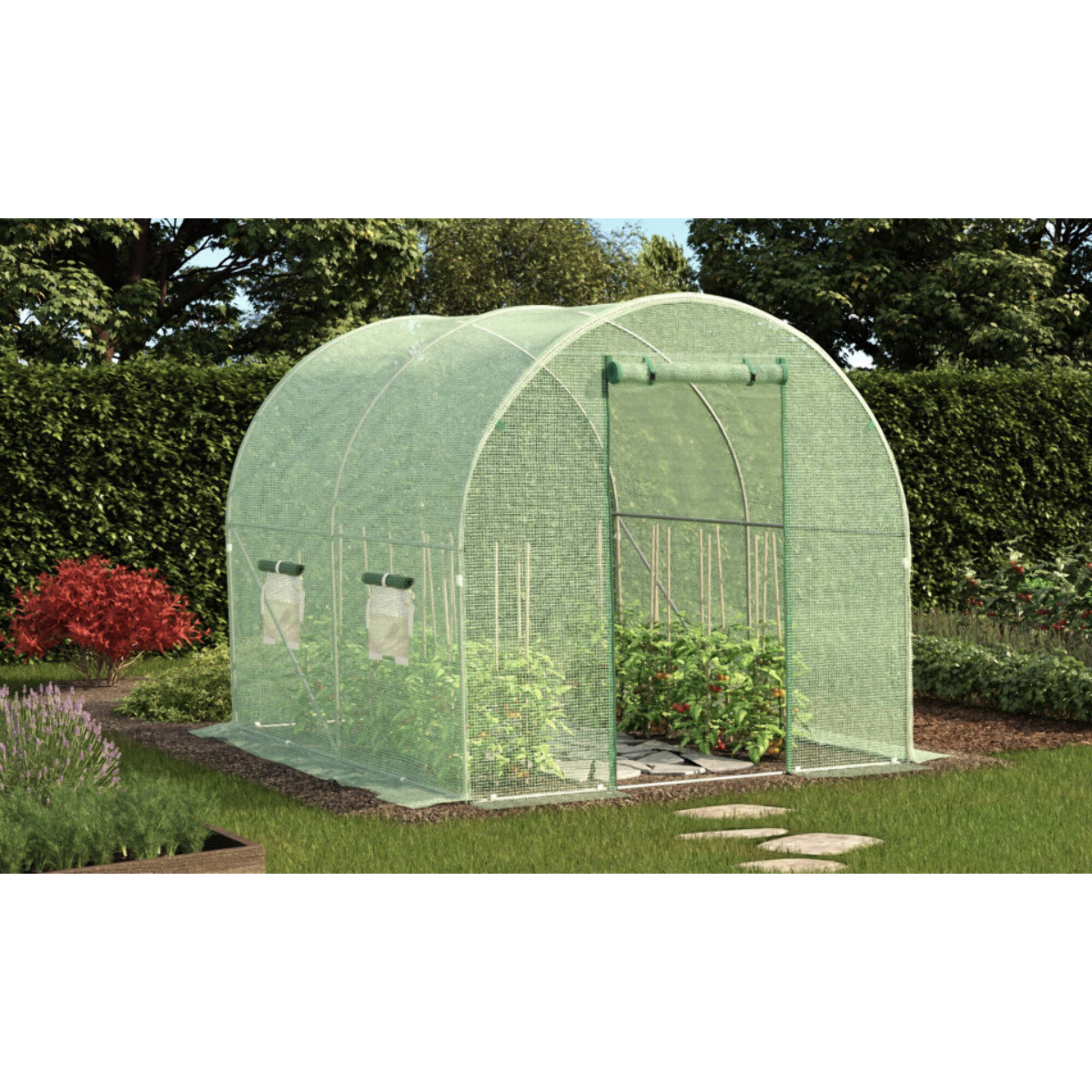 Serre 6m² verte - gamme maraîchère