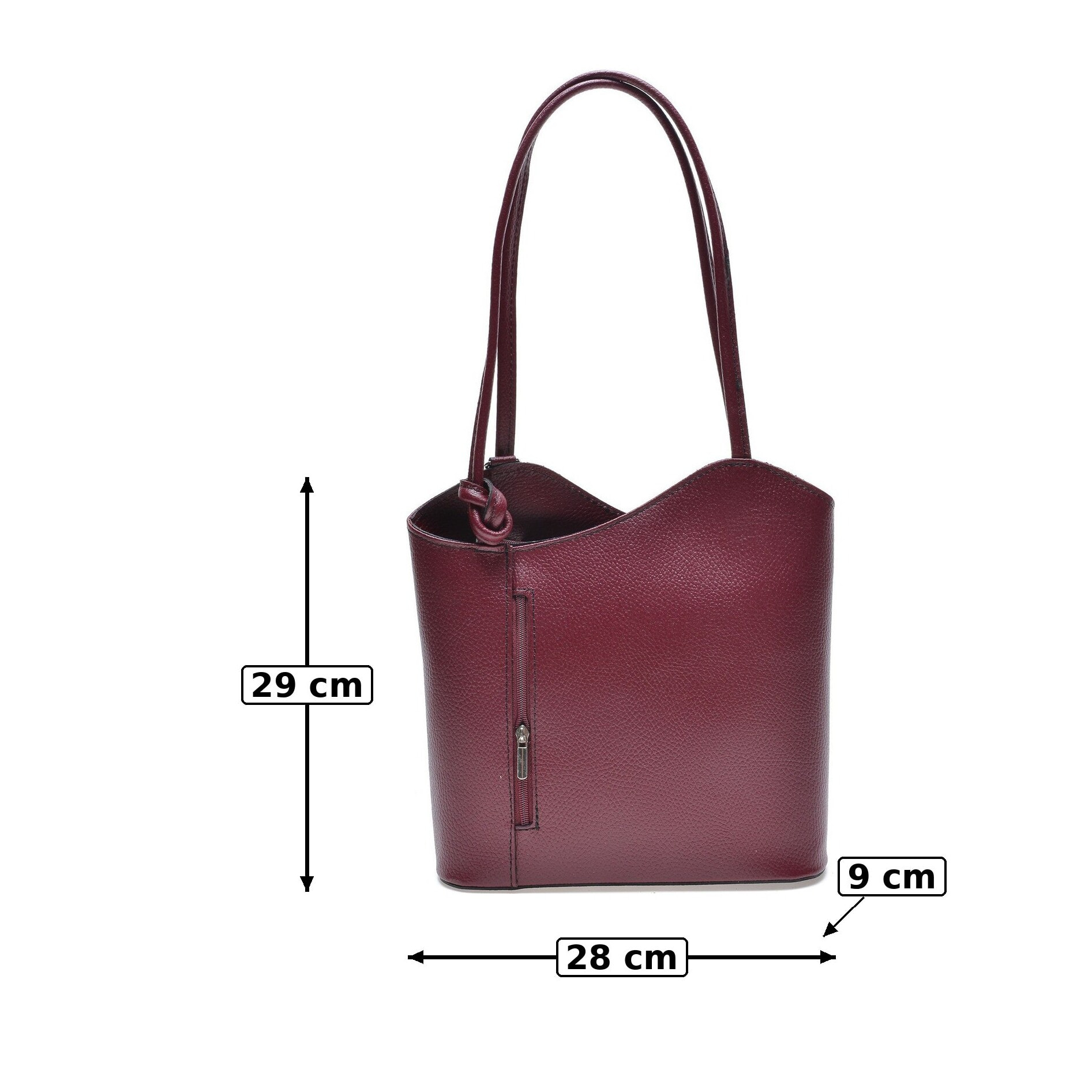 Tote Anna Luchini Bordeaux