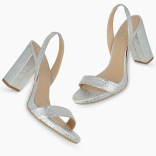 SANDALIAS PLATEADAS INDALO