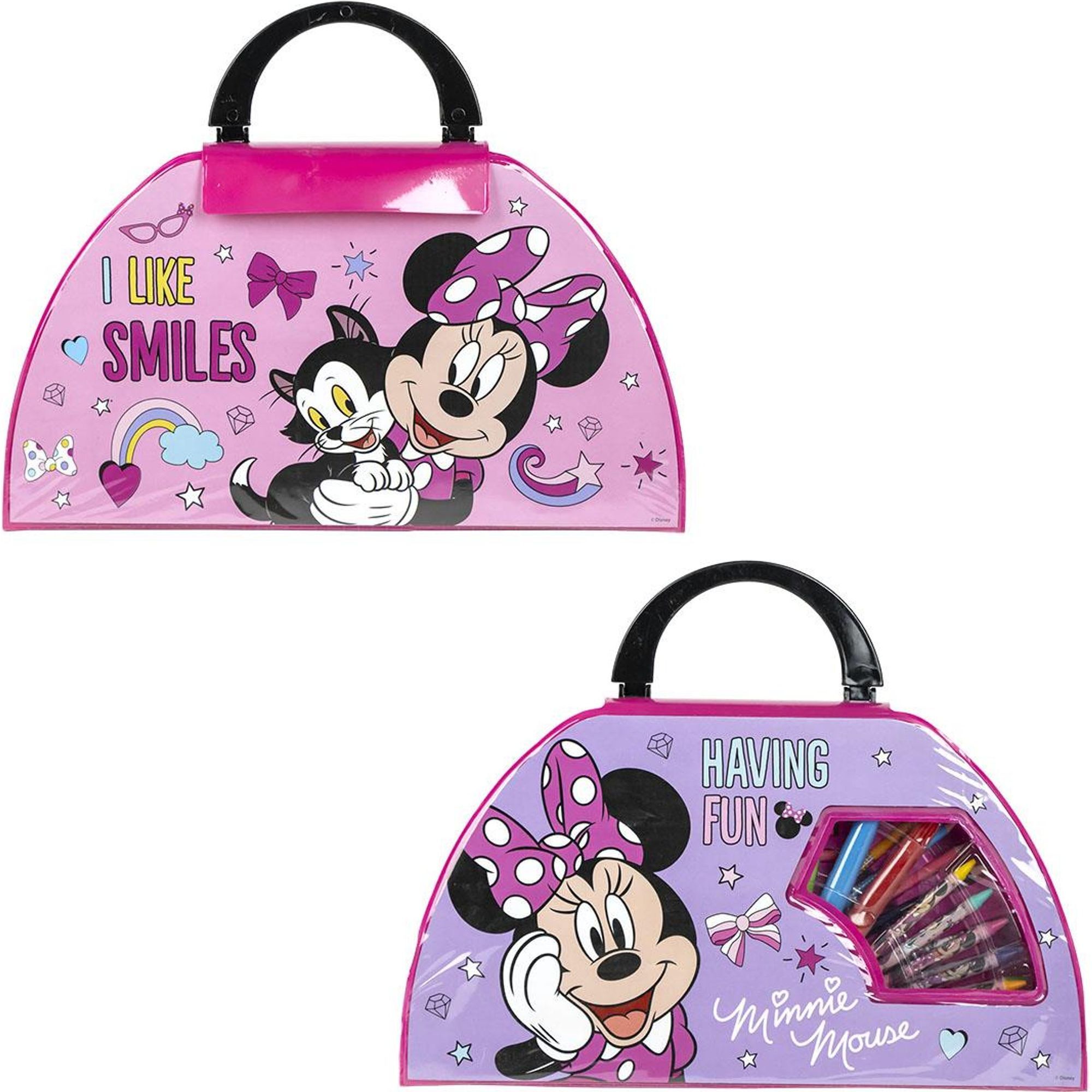 Set Papelería Coloreable 50 Piezas Minnie