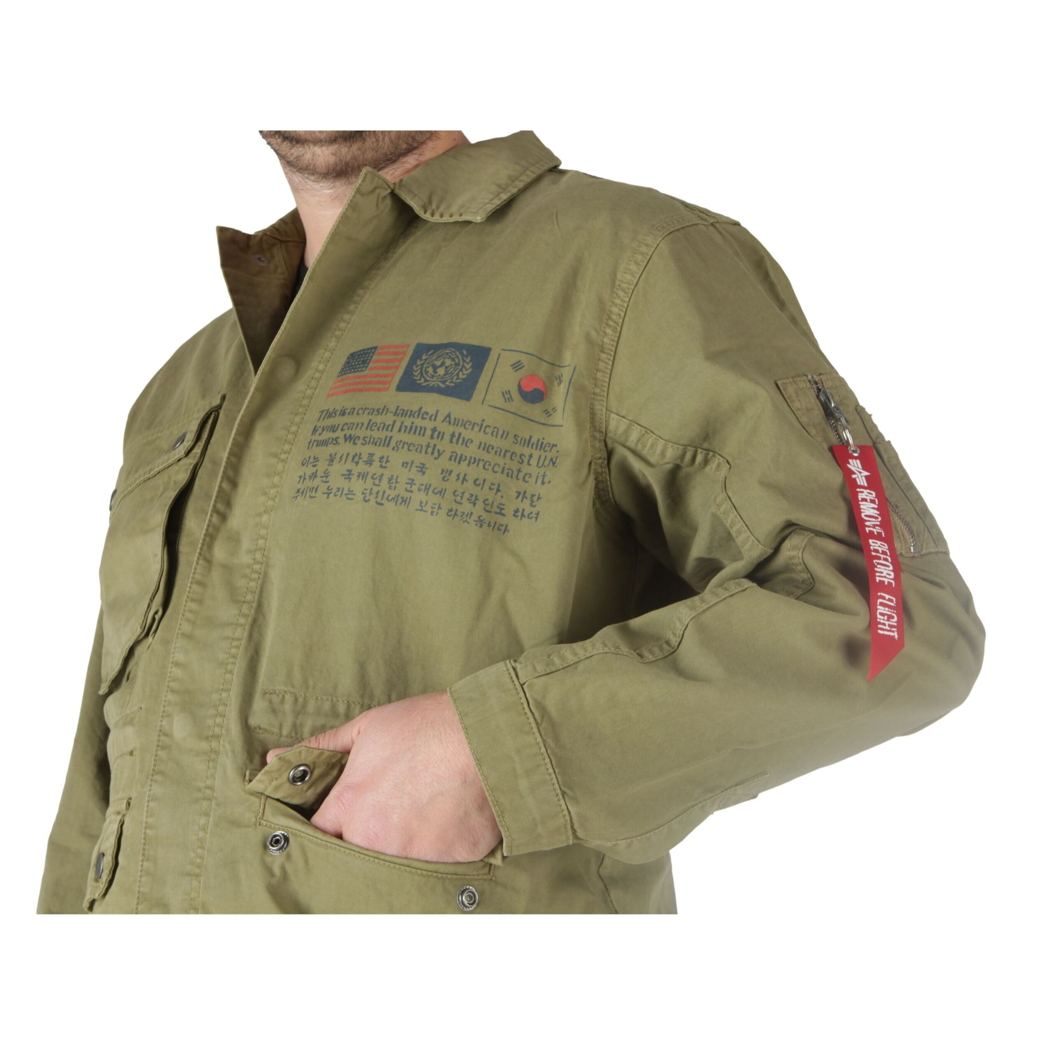 Giacche Alpha Industries Field Jacket Lwc- Olive Verde