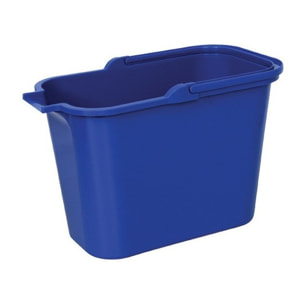 Seau rectangulaire PP 14L Bleu MSV