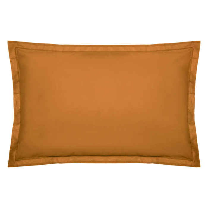 Taie d'oreiller "Carina" coton 50x70cm jaune cumin