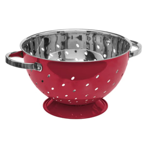 Passoire inox D25 cm Rouge RetroColors