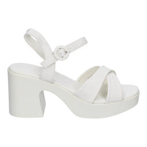 Sandalia de Tacón para Mujer Comodas y Elegantes, Diseño Moderno con Tiras Cruzadas en la Pala