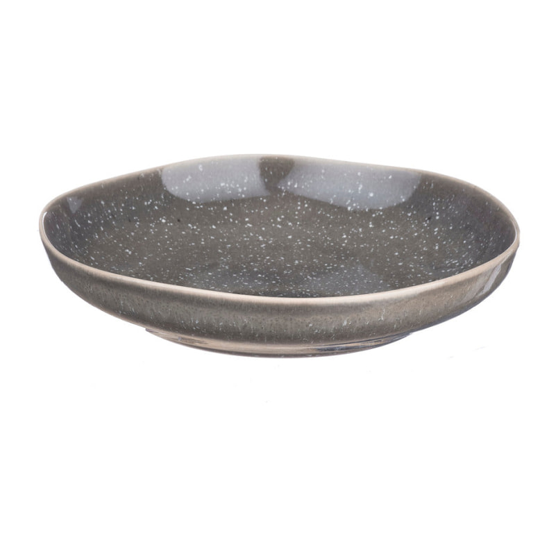 Assiette creuse STELLAR Ø22,5cm - 6 pièces - Gris béton