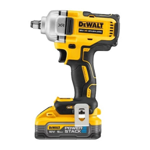 Boulonneuse 1/2” XR 18V DEWALT 5Ah Li-Ion Brushless 812 Nm Jonc de Sécurité - DCF891H2T-QW