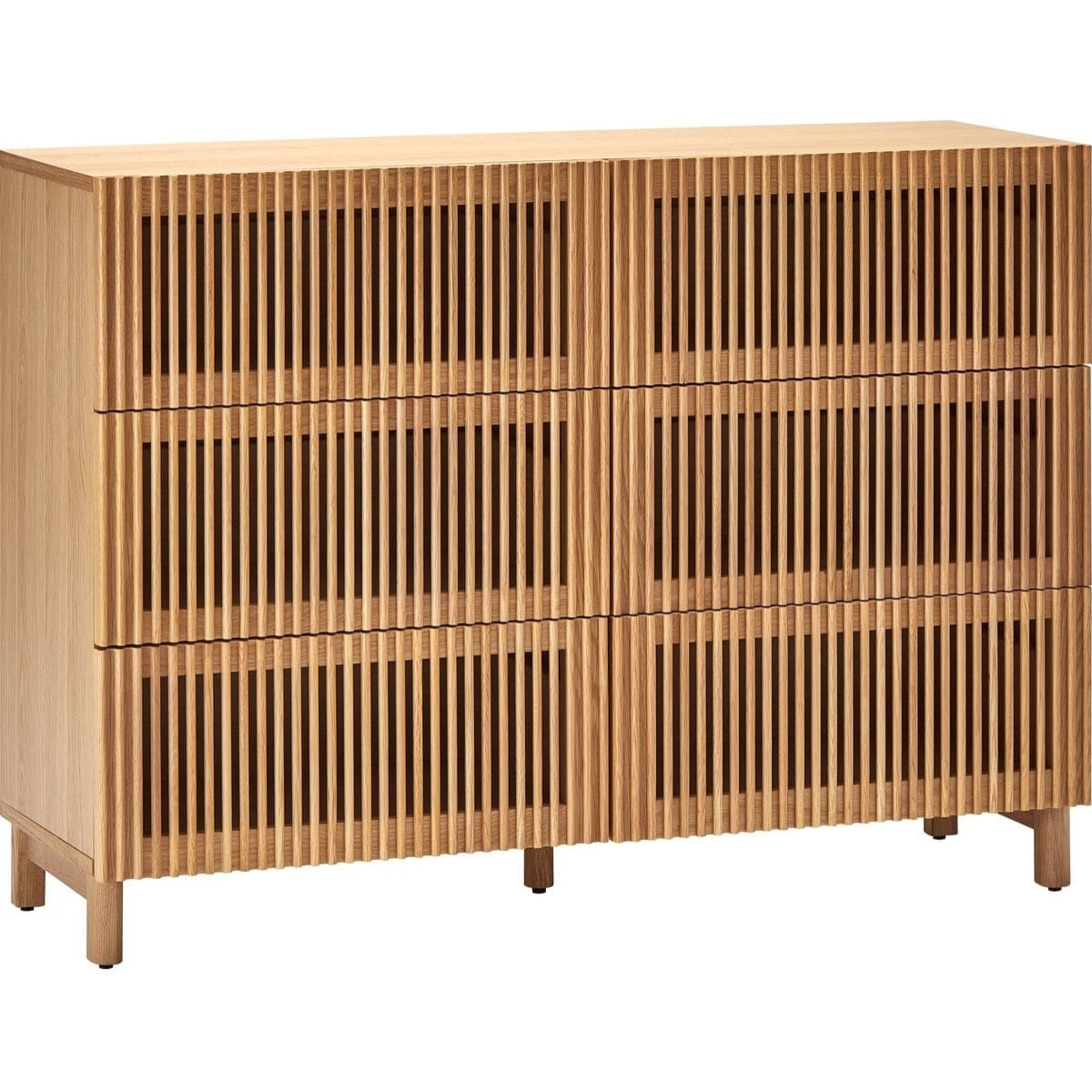 Commode 6 tiroirs en bois - UMEA