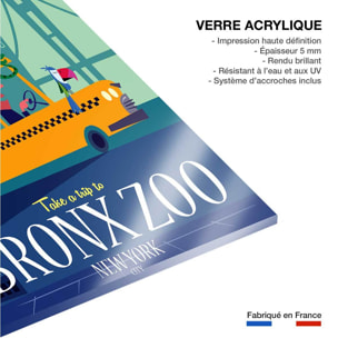Tableau retro bronx zoo Tableau plexiglas