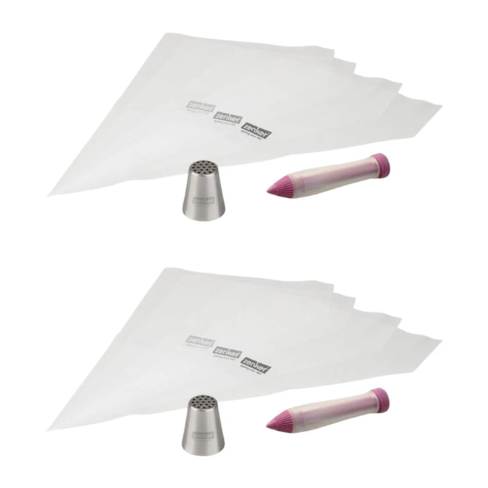 Set de 2 poches à douilles et stylo de décoration Zenker Spécial Football