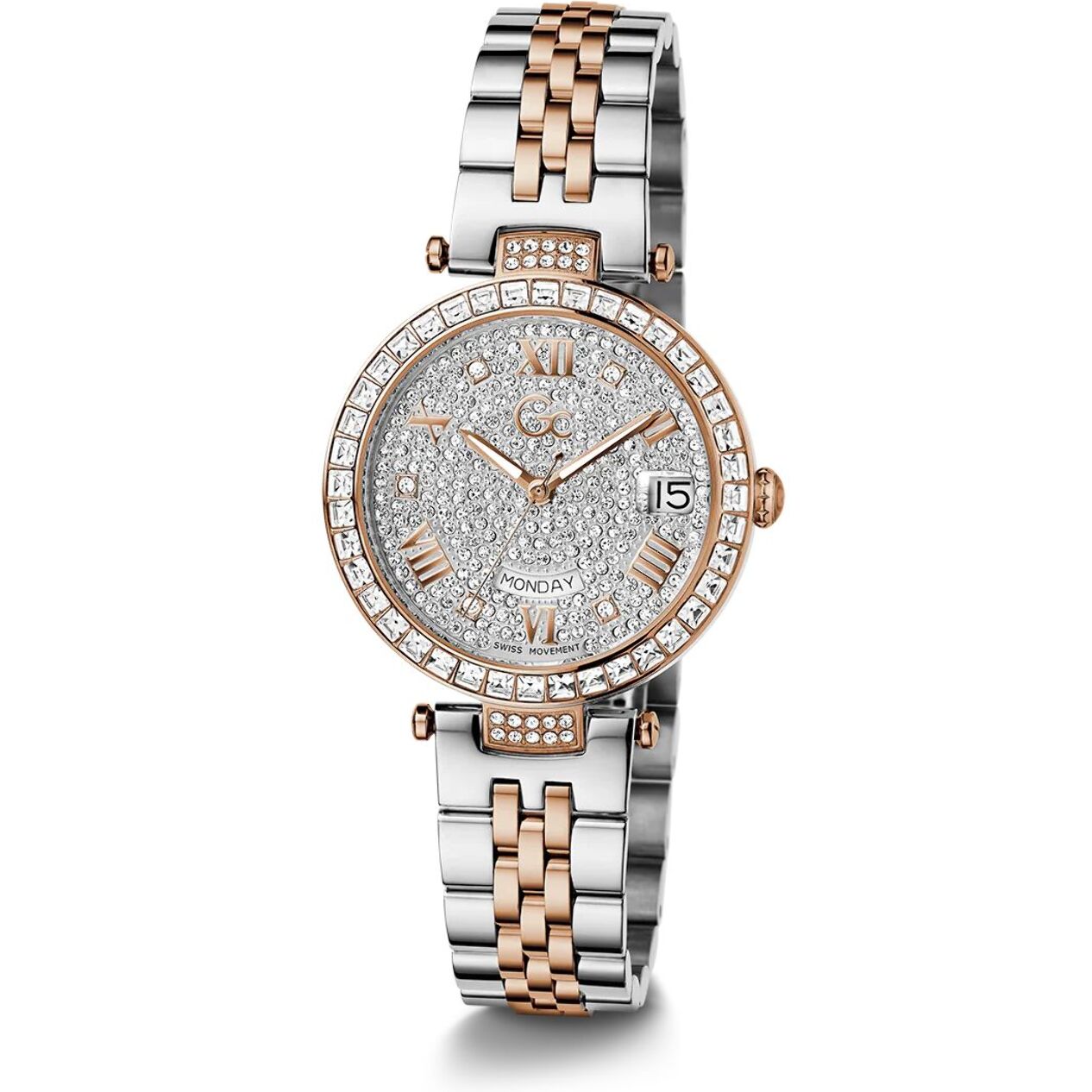 Reloj Gc Z01014L1MF Mujer Analogico Cuarzo con Correa de Acero inoxidable