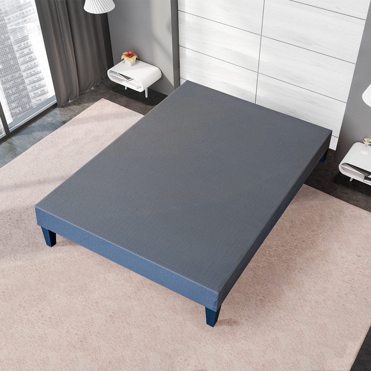 Sommier Tapissier en Kit | Gris ciment