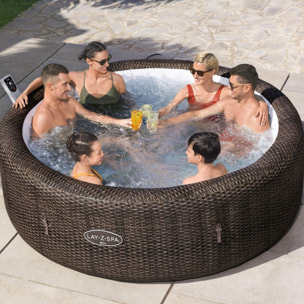 Bestway Spa gonflable rond Lay-Z-Spa Bali Smart AirJet EnergySense avec WiFi 5-7 personnes