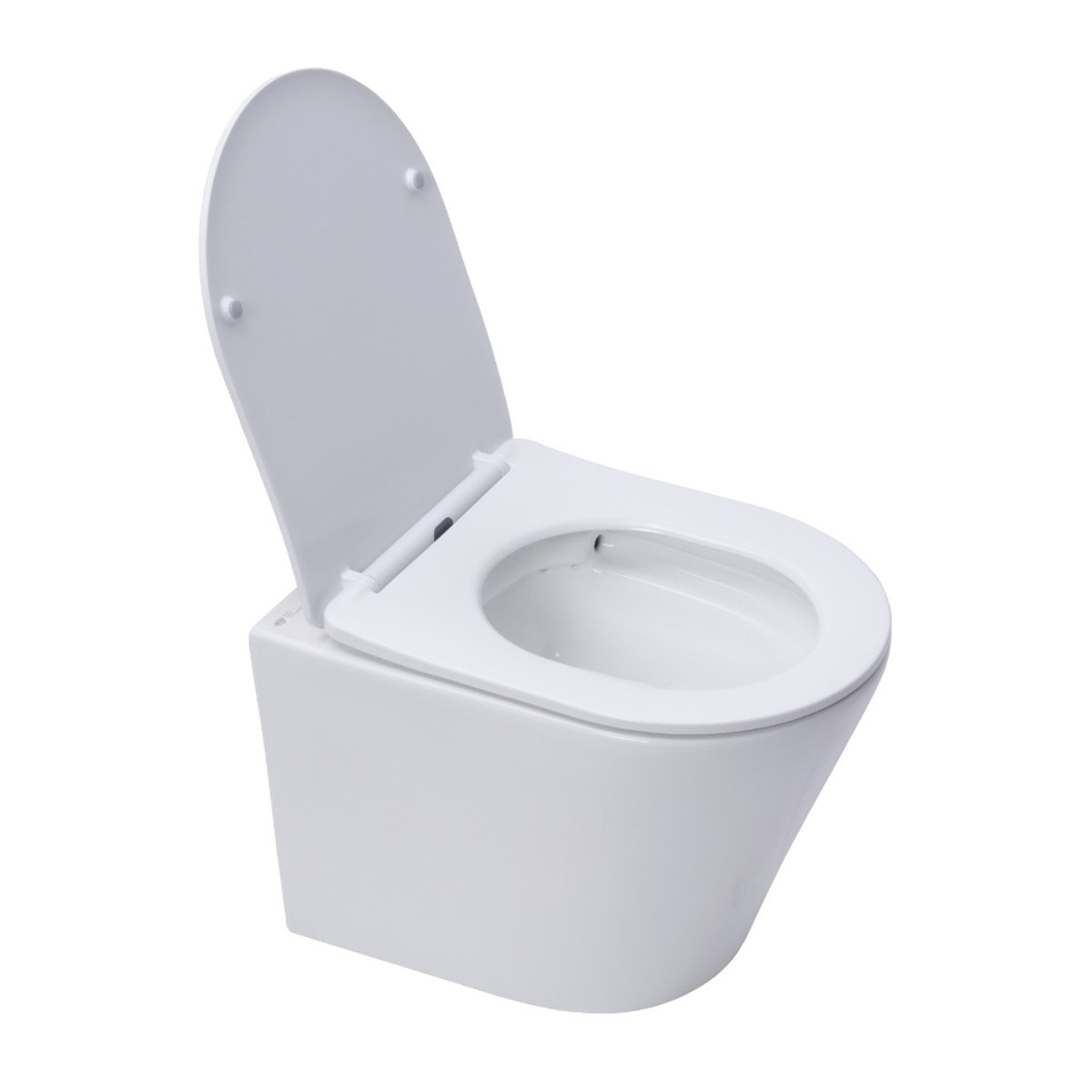 Pack WC Bâti-support + WC Swiss Aqua Technologies Infinitio sans bride, fixation invisible + Plaque chrome