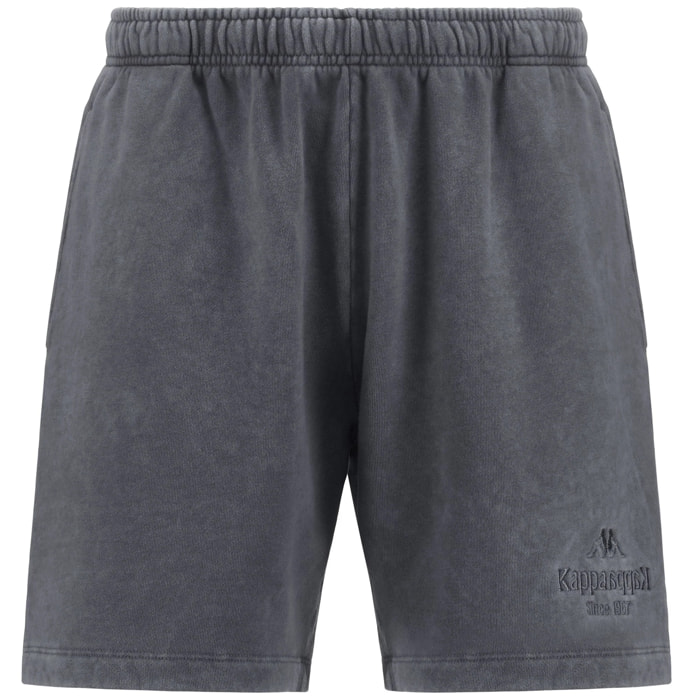 Kappa - Pantaloni Corti Uomo Grigio - Authentic Premium Lou